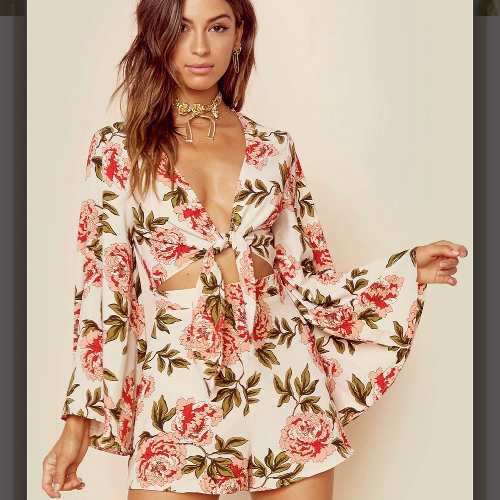🌸Show Me Your Mumu Charleston Romper M